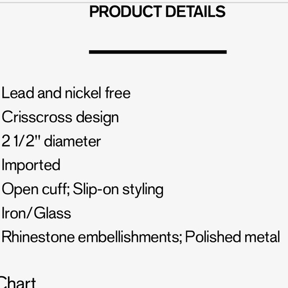 Express Rhinestone crisscross mesh cuff - Picture 9 of 13